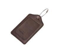 YPBEW PU Bag Identifier with Secure Metal Clip and Concealed Information Panel Quick Installation Design Metal Lanyard Luggage Labels