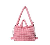 YPBEW Puffer Padded Shoulder Bag for Unisex Winter Lightweight Backpack Large Capacity Quilted Handbag with Adjustable Strap Work Bag