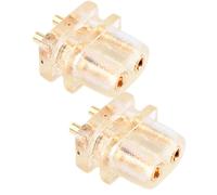 YPBEW Qdc / UE18 Female Socket Earphone Accessory ABS Construction Compatible for Various in Ear Devices Long Last Connectors