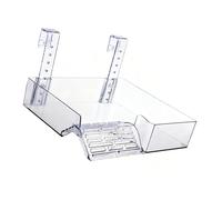 YPBEW Reptiles Animal Basking Feeding Tanks Platform ABS Construction Shallow Water for Turtles Lizards Turtle Bath Bowl with NonSlip Ramps