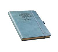 YPBEW Retro PU Leather Notebook Travel Journal 160 Pages Wide Lined Elastic Strap Closure for Meetings Note Taking Journaling Traditional Notebook
