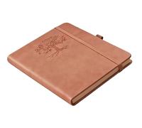 YPBEW Retro PU Leather Notebook Travel Journal 160 Pages Wide Lined Elastic Strap Closure for Meetings Note Taking Journaling Traditional Notebook