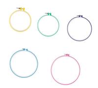 YPBEW Round Sewing Hoop Featuring Rotatable Systems for Multiple Fabric Size Adjustable Embroidery Hoop