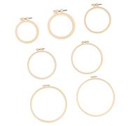 YPBEW Round Sewing Hoop Featuring Rotatable Systems for Multiple Fabric Size Adjustable Embroidery Hoop