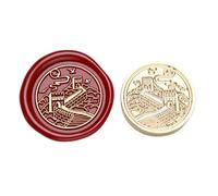 YPBEW Seal Stamp Head with Chinese City Famous Landmark Building Pattern for Seal Letter Envelope Card Scrapbooking Replaceable Stamp