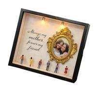 YPBEW Shadows Box Frame Set, Diys Minis Museums Silhouetted Box Personalize Photo Memory Display Case Personalize Photo Memory Display Case