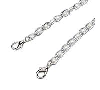 YPBEW Shoulder Bag Chain Metal Artificial Pearl Bags Chain Strap Crossbody Belt Replacement Accessories for Handbags Black Shoulder Strap Replacement Purse