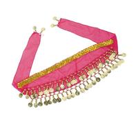 YPBEW Sparkling Adjustable Dog Belly Dance Skirt Corgy Dancing Costume Hip Scarf with Shimmering Sequins for Stage Show Dog Dance Costume