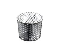YPBEW Strong Steel Garden Drainage Grate Proof Designs Outdoor Water Drain Airflows Optimizes for Patio Deck Wall Mounted Stainless Steel Drain Grate