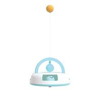 YPBEW Table Tennis Toy with Catnips Balls Funny Turntable Interactive Self-stimulation Turntable for Indoor When Not Best for Boring for Indoor Kitten Plays Chasing Exercise