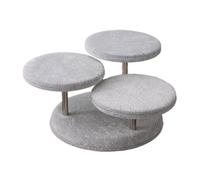 YPBEW Three Tiers Jewelry Display Stand Fabric Rings Holder Stand Suitable for Store Owners and Collectors Holder