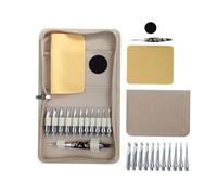 YPBEW Tunisian Crochet Hook Needle with 11Pcs Interchangeable Tip Ergonomic Grip Knitting Tool 3.5mm-10mm Interchangeable Tunisian Set