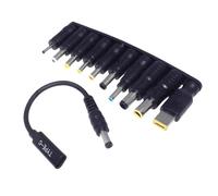 YPBEW USB C to DC5521 Adapters 10PCS Power Plugs 60W Highly Fast Charging Wire Compatible for Laptops Routers Cameras USB Type C Female to Converter