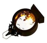 YPBEW User Friendly Halloween LED Castles Night Light Decors Warm White for Holiday Homes Decoration User Friendly Halloween Night Light Scary Bat Pumpkins LED Lamp