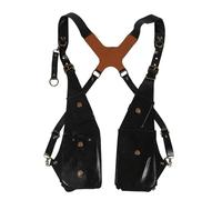 YPBEW Women Hiddens Underarm Strap Wallet Phone Wallets Phone Bag PU Leather Shoulder Harness for Outdoor Hiddens Underarm Strap Wallet Double Shoulder Pu Leather Armpit