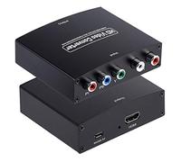YPbPr to HDMI Converter, Component to HDMI, RGB to HDMI Converter Supports Video Audio Converter Adapter HDMI V1.4 for DVD PSP Xbox 360 PS2 Nintendo to HDTV Monitor and Projector