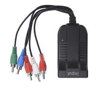 YPBPR to HDMI Converter, Support 1080P RGB Component 2R/L to HDMI 1.3 Converter Adapter for TV BOX, VHS, VCR, DVD Recorders, HDTV, etc