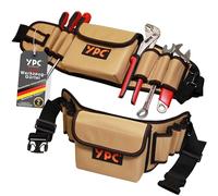 YPC ProBelt Professional Tool Belt with Large Nail Pocket, 7 Pockets and a Hammer Loop, Empty Tool Bag, Tool Belt Bag, Craft Belt