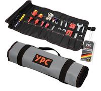 YPC VarioRoll XL - 56 x 34 cm, 20 Pockets and 15 Loops, Tool Bag Rollable, Knife Bag, Tool Roll Bag, Tool Roller, Spanner Bag, Empty