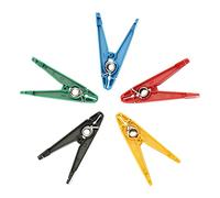 YPCBYNBS Finger Exerciser & Hand Therapy Equipment, Pinch Clips for Grip Strength Training, Variety Pack of 5