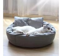 YPDOPORA Cat Bed with Pillows Dog Kennel Warm Soft Pet Cushions Removable Cushions for Small Dogs And Cat, Bottom Breathable with Anti-Slip Mat,S