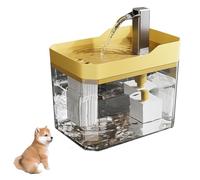 YPDOPORA Cat Water Fountain, 1.5L Pet Water Fountain, Drinking Smart Cat Fountain Silent Large Capacity Circulating Drinking Water Dog Pet Automatic Water Feeder for Cats And Small Dogs,Yellow