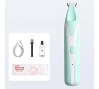 YPDOPORA Dog Paw Trimmer, Waterproof Dog Grooming Clippers Low Noise Pet Shaver with LED Lighting for Cat Dog Pet Paws Eyes Ears Face Buttocks,Blue