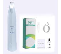 YPDOPORA LED Dog Paw Trimmer - Low Noise, Cordless Dog Clippers for Grooming, USB Rechargeable Small Area Shaver for Dog Clippers Cats Hair Around Paws, Eyes, Ears, Face, Rump,Blue