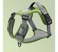 YPDOPORA No Pull Adjustable Pet Harness with Soft Padded Handle, Reflective Control Harness for Medium Large Dogs, Comfortable, Durable and Versatile for Walking,H,M