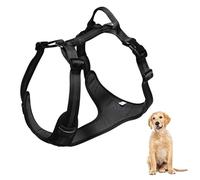 YPDOPORA No Pull Dog Harness, Reflective Adjustable Dog Vest Harness with Handle, Escape Proof, Easy To Put on Soft Mesh Dog Harness for Small Medium Large Dogs,H,XL
