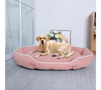 YPDOPORA Pet Nest Imitation Suede Pet Bed, Dog Bed And Cat Mat, Pet Bed, Dog And Cat Bed, Suitable All Cats And Small And Medium-Sized Dogs Washable Small Pet Bed,Pink,XL