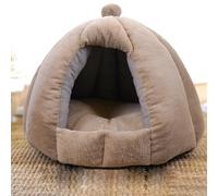 YPDOPORA Pet Tent Cave Bed for Small Medium Cats Dogs Pets Sleeping Bag Thick Fleece Warm Dog Bed Cuddler Burrow House Hole Igloo Nest Cozy Bed for Cat Puppy,Gray,M