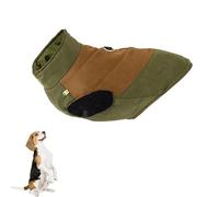 YPDOPORA Warm Dog Winter Coats, Dog Coats for Small Dogs Waterproof,Pet Turtleneck Cozy Jacket Medium,Pet Puffer Jacket with D Ring for Small Medium Large Dogs,Brown,XL