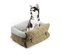 YPDOPORA Washable Dog Beds Small Sized Dogs, Multifunctional Clamshell Dog Sofa Bed,Soft Warm Blanket Mat Comfortable,Dogs Crate Bed for Small Medium Pets,Green,L