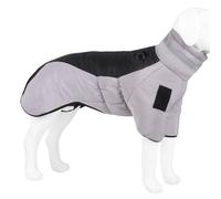 YPDOPORA Winter Dog Coats for Large Dogs, Thick Warm Reflective Dog Jacket,Waterproof Windproof Pet Turtleneck Cozy Jacket with Traction Ring for Medium and Large Dogs,Black,5XL