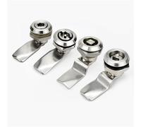 YPEZASDLW 1 Set of Installation Distribution Cinet Lock Panel 304 Stainless Steel Cam Tin Sleeve Communication(Four angle with mark,BH0)