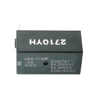 YPEZASDLW 10Pcs G6B Relay G6B-2214P G6B-2224P G6B-1114P-US 5V 12V 24V 5A 5/6PIN(12v,G6B-2224P-US 6PIN)