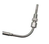 YPEZASDLW 1200 °C K Type EGT Motor Exhaust Gas Temperature Sensor Stainless Steel Probe Thermocouple Tube Thread 1/8’' NPT Elbow