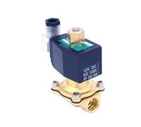 YPEZASDLW 1PCS 3/8" 1/2" 3/4" 12v water solenoid valve normally open 220v NPT BSP thread EPDM 120°(BSP-24VDC,3/8 Inch)