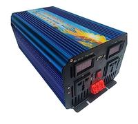 YPEZASDLW 5KW 5000W DC 12V to AC 220V 230V 240V 50HZ Dual Digital Display Pure Sine Wave Inverter(60HZ,24V-110-120V)