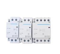 YPEZASDLW CT1 CT1-63 32A 40A 63A 4P 220V 230V 50or60HZ Din Rail Household AC Contactor Starter 1Pcs(2NO2NC-32A)