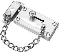 YPEZASDLW Door Chain Lock,Chain Safe Buckle,Latch Safety Limiter,1 Pcs Household Metal Bolt Household Door Bolt with Chain Dual-Purpose Door Buckle Bold Anti-Theft Chain Lock Buckle
