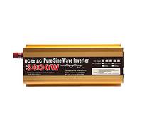 YPEZASDLW Pure Sine Wave Power Inverter 1600W 2200W 3000W Dc 12v LED Display is Suitable for Ac 220v Solar Converter Car(12v 220v 3000w)