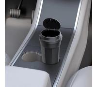 YPFYBHD Car Cup Shaped Trash Can Waterproof Leakproof Garbage Bin with Pop-up Lid Storage Bucket, Compatible with Bentley Flying Spur