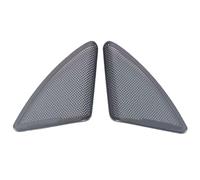 YPGHBHD Front Door Speaker Cover, Compatible with Audi A4L 2009-2016, Door Speaker Cover Grille Car Door Speaker Cover, A Black