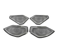YPGHBHD Front Door Speaker Cover, Compatible with Toyota RAV4 2020-2021, Door Speaker Cover Grille Car Door Speaker Cover, A Black