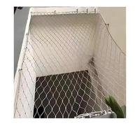 YPIOUREN Balcony Stair Safety Protection Net,High Altitude Anti-Fall Fence, Cable Balustrade Mesh Stainless Steel,Flexible Cable Wire Rope X-Type Mesh，for Garden Farm Pasture(30 * 2.8m/98.4 * 9.1ft)