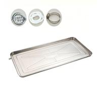 YPIOUREN Condensate Drain Pans, HVAC Drain Pans with Air Conditioner Drains Kit, Air Conditioner Drip Pan Drains Tray for Split AC Heat Pump Systems(33.5x15.4x1.2 in/85x39x3 cm)