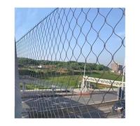 YPIOUREN Flexible Stainless Steel Rope Mesh, 304 Stainless Steel Wire Rope Netting, Heavy Duty Protection Safety Rope Net, Stretchable Balustrade Infill Mesh,for Stair Balcony(25 * 0.7m/82.1 * 2.2ft)