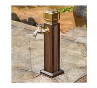YPIOUREN Water Column，Vertical Garden Water Column with Faucet，Outdoor Retro Post Faucet, Freeze Crack Garden Vertical Water Column,for Patios Gardens and Outdoor Spaces(110cm/43.3in,A)